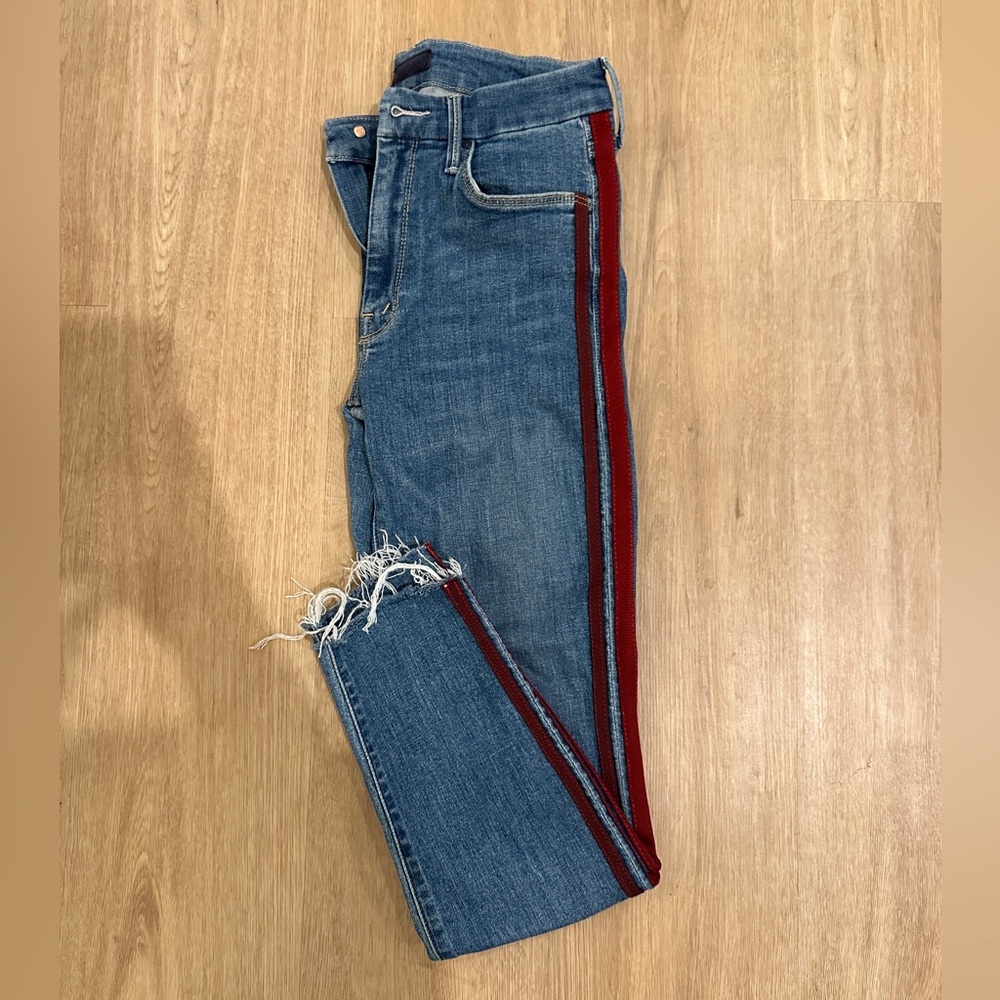 MOTHER The Looker Ankle Fray Size 26